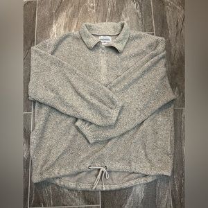 Oversized Teddy Half-Zip